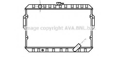 AVA QUALITY COOLING MT2013 Радіатор, охолодження двигуна