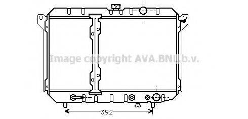 AVA QUALITY COOLING MT2053 Радіатор, охолодження двигуна