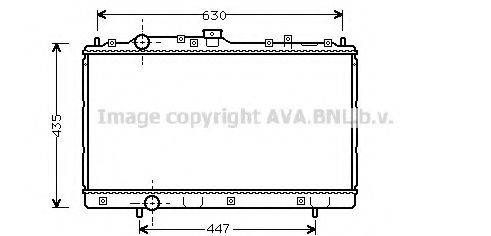 AVA QUALITY COOLING MT2113 Радіатор, охолодження двигуна