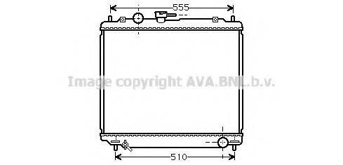 AVA QUALITY COOLING MT2181 Радіатор, охолодження двигуна