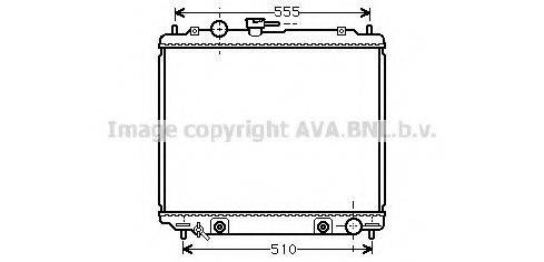 AVA QUALITY COOLING MT2182 Радіатор, охолодження двигуна