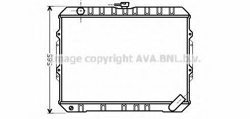 AVA QUALITY COOLING MT2187 Радіатор, охолодження двигуна