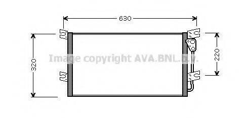 AVA QUALITY COOLING MT5154 Конденсатор, кондиціонер