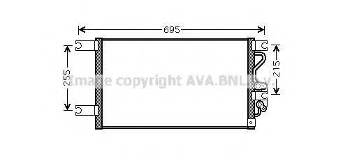 AVA QUALITY COOLING MT5206 Конденсатор, кондиціонер