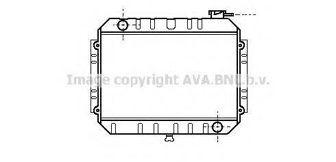 AVA QUALITY COOLING MZ2040 Радіатор, охолодження двигуна