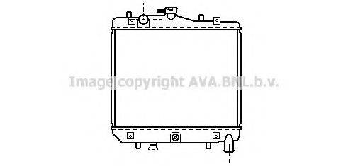 AVA QUALITY COOLING MZ2042 Радіатор, охолодження двигуна