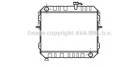 AVA QUALITY COOLING MZ2044 Радіатор, охолодження двигуна