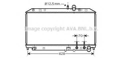 AVA QUALITY COOLING MZ2177 Радіатор, охолодження двигуна