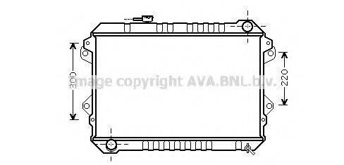 AVA QUALITY COOLING MZ2232 Радіатор, охолодження двигуна