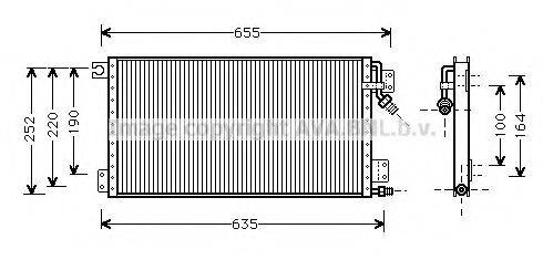 AVA QUALITY COOLING MZ5111 Конденсатор, кондиціонер