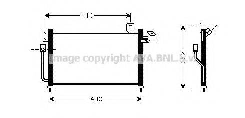 AVA QUALITY COOLING MZ5155 Конденсатор, кондиціонер