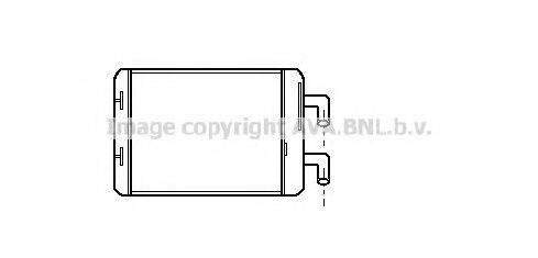 AVA QUALITY COOLING MZ6079 Теплообмінник, опалення салону