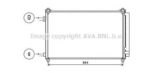 AVA QUALITY COOLING MZA5241D Конденсатор, кондиціонер