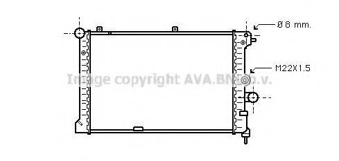 AVA QUALITY COOLING OL2168 Радіатор, охолодження двигуна