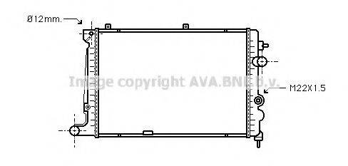 AVA QUALITY COOLING OL2174 Радіатор, охолодження двигуна