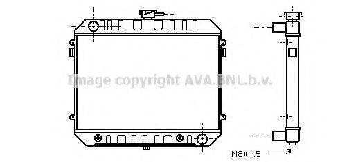 AVA QUALITY COOLING OL2233 Радіатор, охолодження двигуна