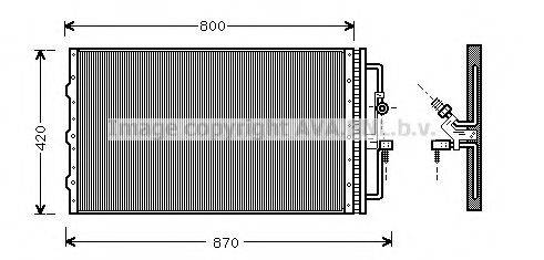 AVA QUALITY COOLING OL5267 Конденсатор, кондиціонер