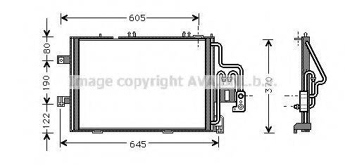 AVA QUALITY COOLING OL5307 Конденсатор, кондиціонер