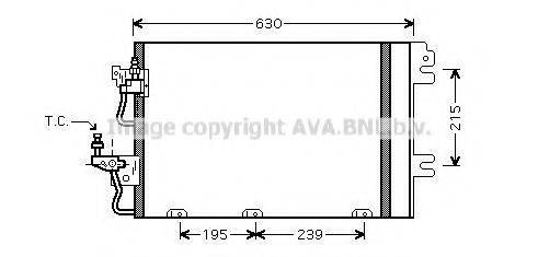 AVA QUALITY COOLING OL5366D Конденсатор, кондиціонер