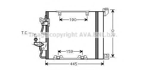 AVA QUALITY COOLING OL5368D Конденсатор, кондиціонер