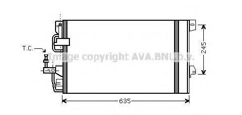 AVA QUALITY COOLING OL5390 Конденсатор, кондиціонер