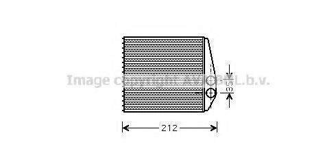 AVA QUALITY COOLING OL6354 Теплообмінник, опалення салону