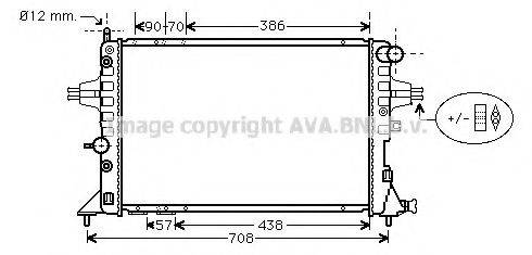 AVA QUALITY COOLING OLA2253 Радіатор, охолодження двигуна