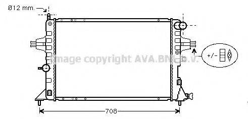 AVA QUALITY COOLING OLA2293 Радіатор, охолодження двигуна