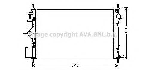 AVA QUALITY COOLING OLA2471 Радіатор, охолодження двигуна