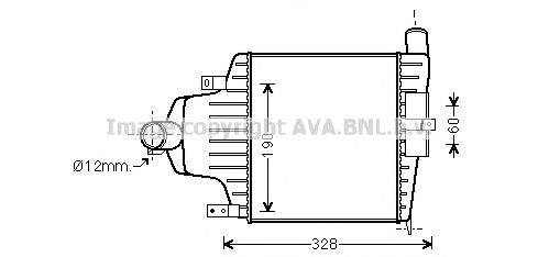 AVA QUALITY COOLING OLA4415 Інтеркулер