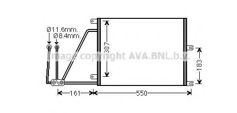 AVA QUALITY COOLING OLA5265 Конденсатор, кондиціонер