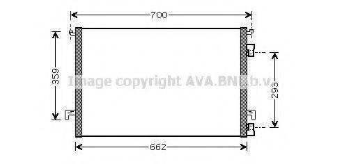 AVA QUALITY COOLING OLA5397 Конденсатор, кондиціонер