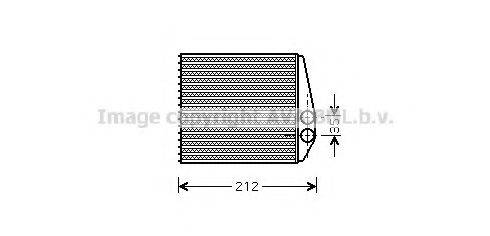 AVA QUALITY COOLING OLA6354 Теплообмінник, опалення салону