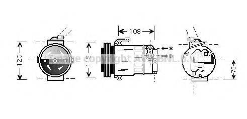 AVA QUALITY COOLING OLAK312 Компресор, кондиціонер