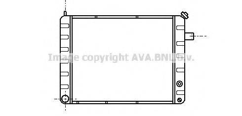 AVA QUALITY COOLING PE2103 Радіатор, охолодження двигуна