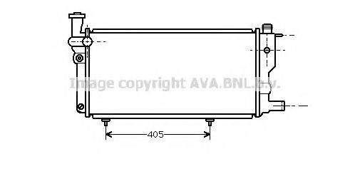 AVA QUALITY COOLING PE2109 Радіатор, охолодження двигуна