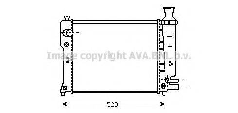 AVA QUALITY COOLING PEA2092 Радіатор, охолодження двигуна