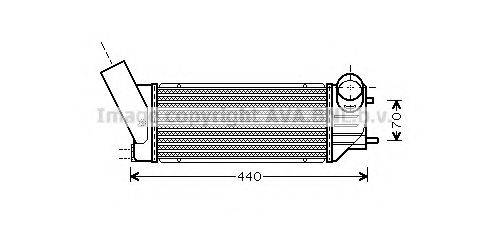 AVA QUALITY COOLING PEA4279 Інтеркулер