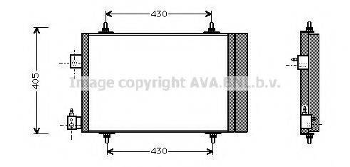 AVA QUALITY COOLING PEA5193D Конденсатор, кондиціонер