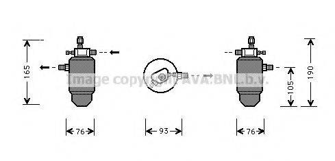 AVA QUALITY COOLING PED197 Осушувач, кондиціонер