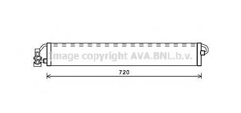 AVA QUALITY COOLING PR3078 Олійний радіатор, автоматична коробка передач