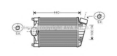 AVA QUALITY COOLING PR4047 Інтеркулер