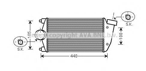 AVA QUALITY COOLING PR4068 Інтеркулер