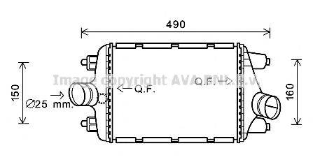 AVA QUALITY COOLING PR4081 Інтеркулер