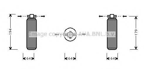 AVA QUALITY COOLING PRD028 Осушувач, кондиціонер