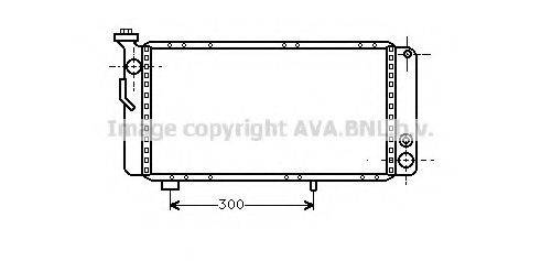 AVA QUALITY COOLING RT2008 Радіатор, охолодження двигуна