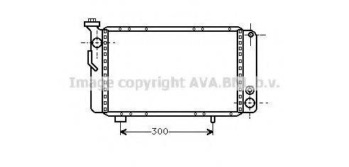 AVA QUALITY COOLING RT2010 Радіатор, охолодження двигуна