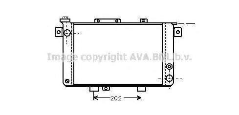 AVA QUALITY COOLING RT2013 Радіатор, охолодження двигуна