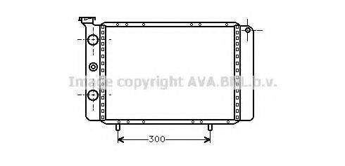 AVA QUALITY COOLING RT2061 Радіатор, охолодження двигуна