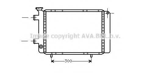 AVA QUALITY COOLING RT2062 Радіатор, охолодження двигуна